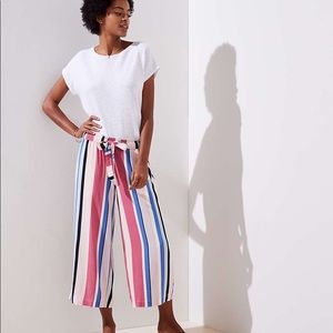 Loft Wide Leg Cropped Pant